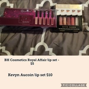 BH Cosmetics lip set, Kevyn aucoin lip set